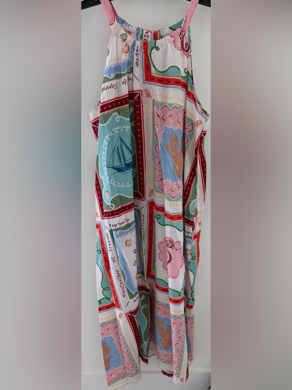 LOFT Riviera Linen Cotton Maxi Dress - Picture 1 of 6